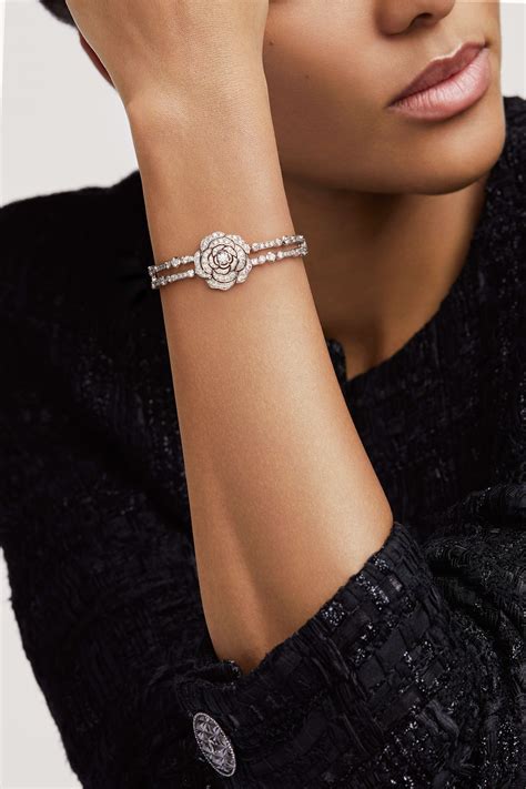 chanel style bracelet|chanel bracelet with diamonds.